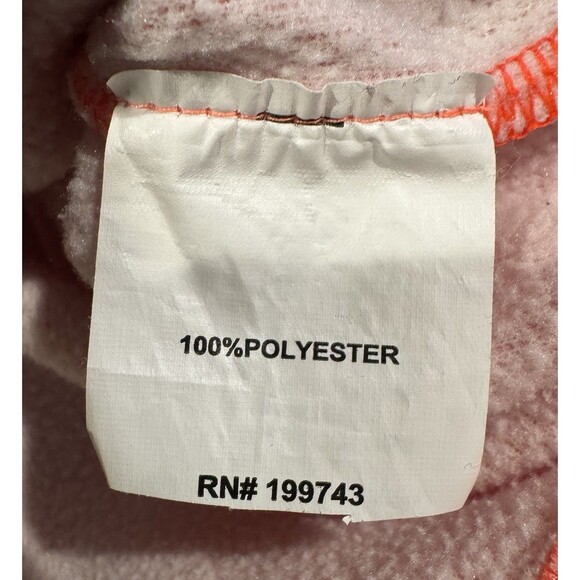 Emily B Fleece Lined Hoodie Hooded Sweatshirt Women L Coral Orange Soft Cozy EUC - Picture 14 of 15